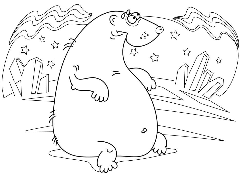 Desenho de Urso para Imprimir Imprimivel Pdf