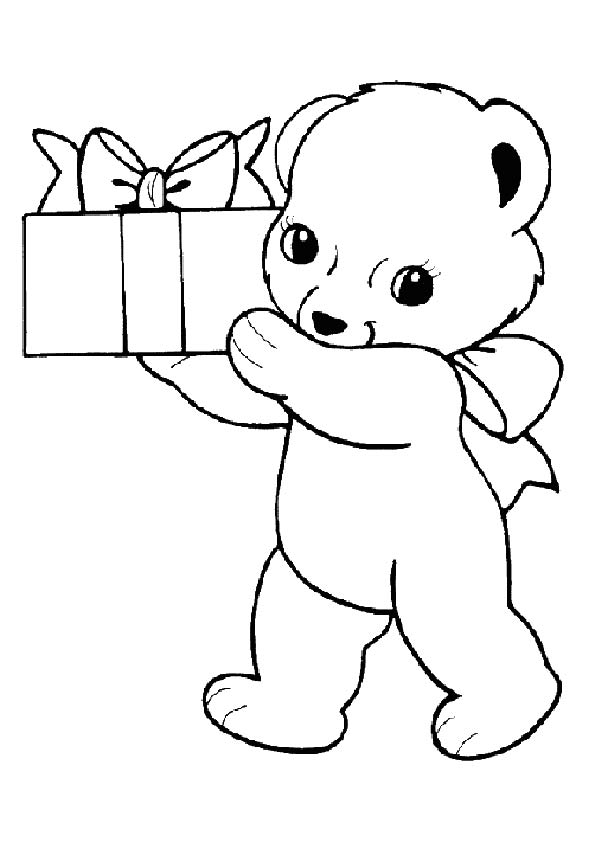 Desenho de Urso para Imprimir Imprimivel