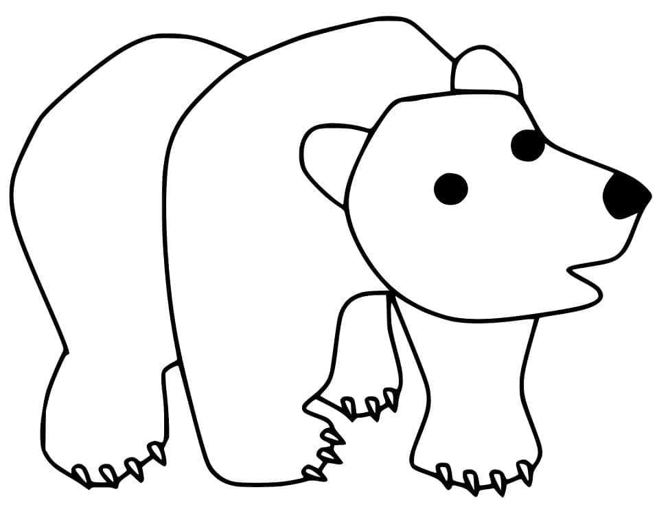 Desenho Ursinho Pardo para Colorir