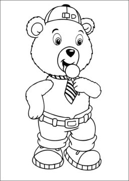 Desenho Urso Rechonchudo de Noddy para Colorir