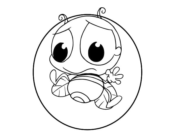Desenho de Bebê Vagalume para Colorir