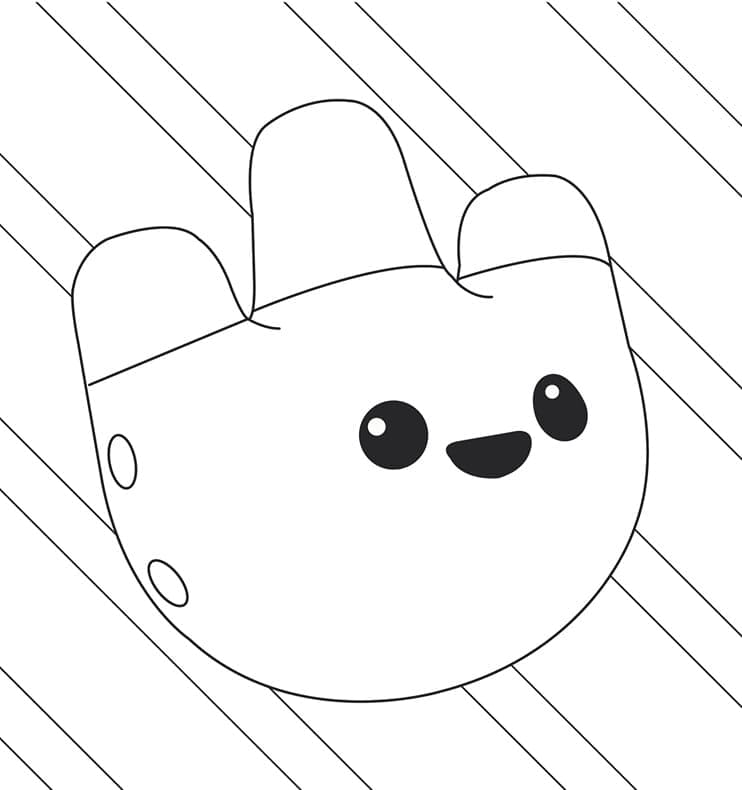Desenho de Verá e o Reino do Arco Íris para Colorir com Giz de Cera Pdf