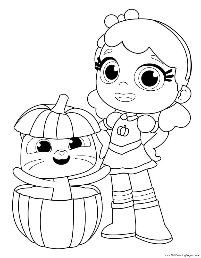 Desenho de Verá e o Reino do Arco Íris para Colorir Grátis Download