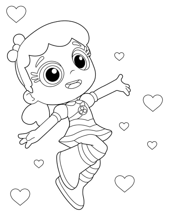 Desenho de Verá e o Reino do Arco Íris para Colorir Imprimivel Download