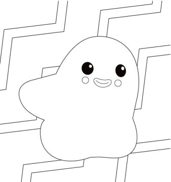 Desenho de Vera e O Reino do Arco íris para Colorir Online Pdf