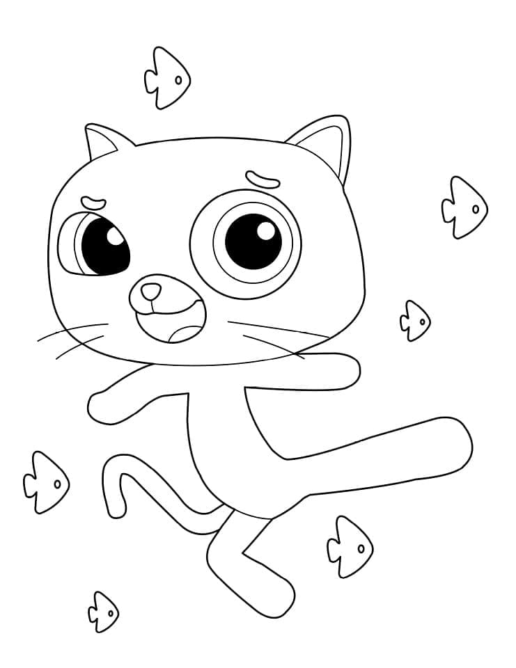 Desenho de Verá e o Reino do Arco Íris para Colorir Pdf