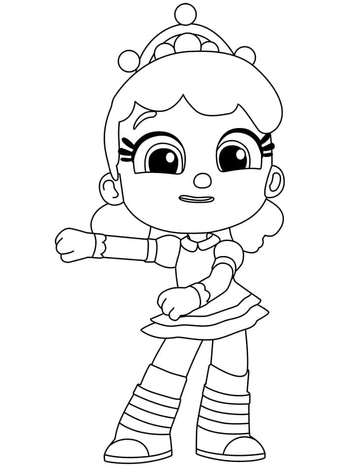 Desenhos de Vera e o Reino do Arco-Íris para Colorir