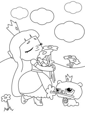 Desenho de Vera e O Reino do Arco íris para Imprimir Imprimível