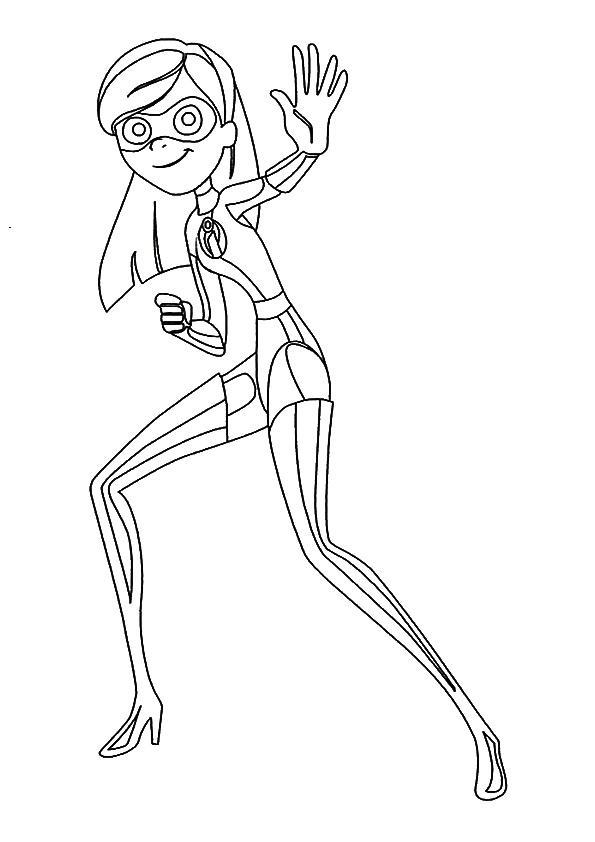 Desenhos de Violet Parr para Colorir