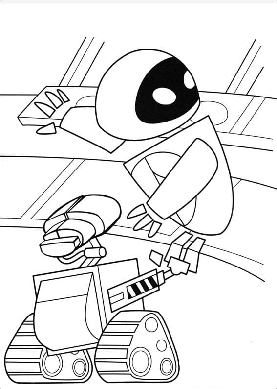 Desenho de Wall e para Colorir Download