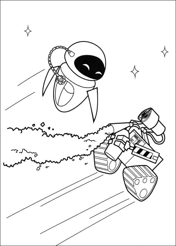 Desenho de Wall e para Pintar Download