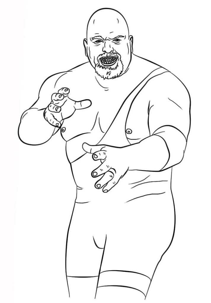 Desenho Wwe Big Show para Colorir