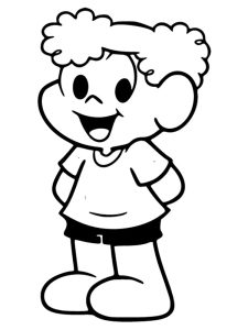 Xaveco Turma da Mônica para Colorir