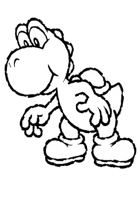 Desenho de Yoshi para Colorir Download