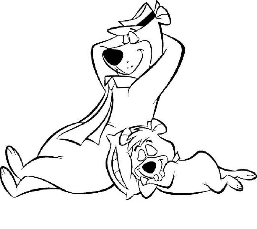 Desenho de Zé Colmeia para Colorir Download