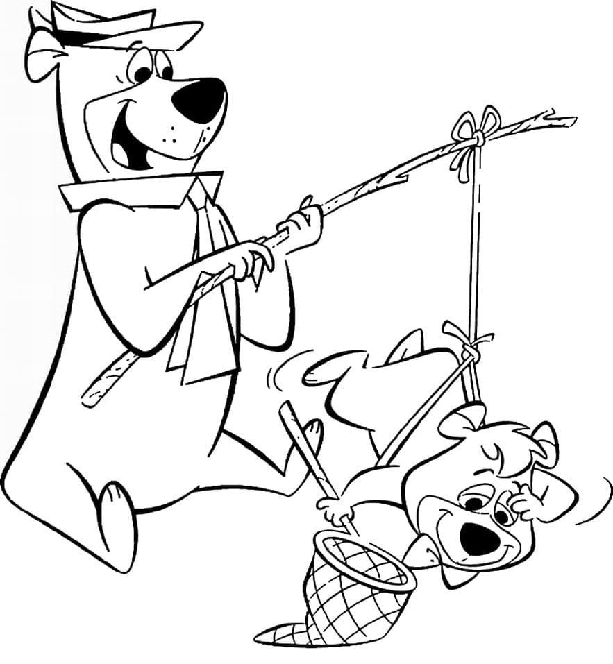 Desenho de Zé Colmeia para Imprimir Download