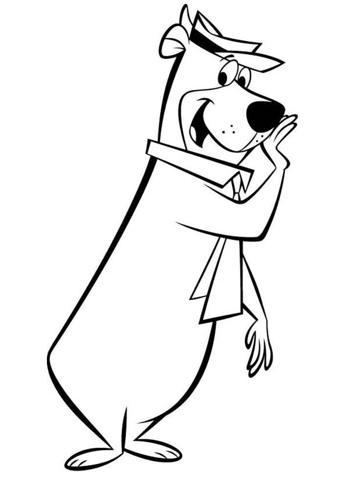Desenho de Zé Colmeia para Pintar Download