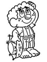 Desenho de Zé Lele de Turma do Chico Bento para Colorir