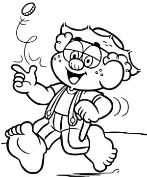 Desenho de Zé Lele grátis para crianças para Colorir