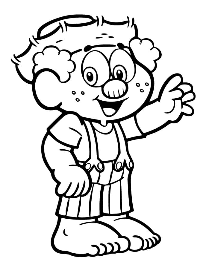 Desenho de Zé Lele para Crianças para Colorir