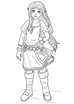 Desenho de Zelda Jogo para Imprimir Download