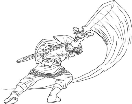 Desenho de Zelda para Colorir e Imprimir grátis