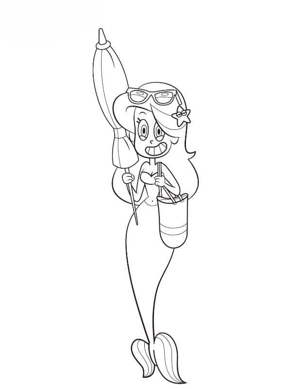 Desenho de Zig e Sharko para Colorir e Imprimir Grátis