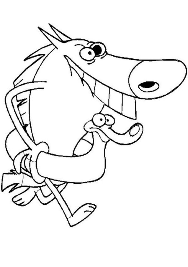 Desenho de Zig e Sharko para Colorir Pdf Imprimivel