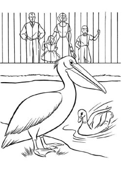 Desenho de zoológico para Colorir Imprimível